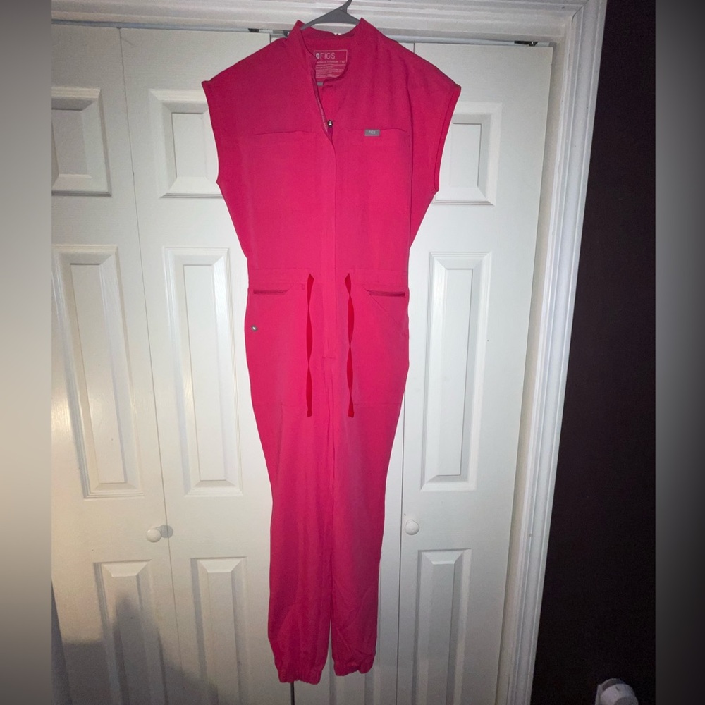 Figs Shocking Pink Jumpsuit